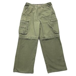Boy Scouts of America Convertible Uniform Pant Mens 32 Relaxed Cargo Green